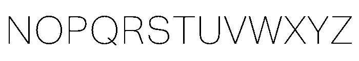 Snaga Arabic Extra Light Font UPPERCASE