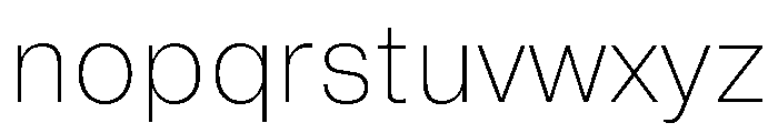 Snaga Arabic Extra Light Font LOWERCASE