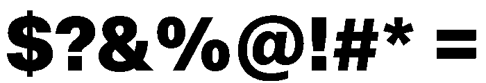 Snaga Arabic Heavy Font OTHER CHARS