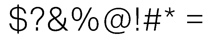 Snaga Arabic Light Font OTHER CHARS