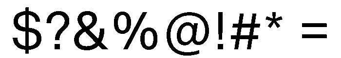 Snaga Arabic Regular Font OTHER CHARS