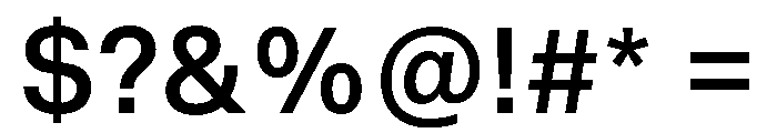 Snaga Arabic Semibold Font OTHER CHARS