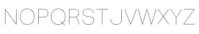 Snaga Arabic Thin Font UPPERCASE