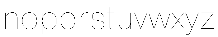 Snaga Arabic Thin Font LOWERCASE
