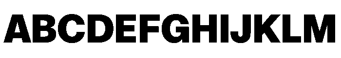Snaga Uni Display Black Font UPPERCASE