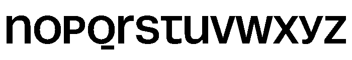Snaga Uni Display Bold Font LOWERCASE
