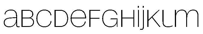 Snaga Uni Display Extralight FONT