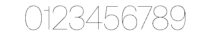 Snaga Uni Display Hairline Font OTHER CHARS