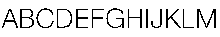 Snaga Uni Display Light Font UPPERCASE