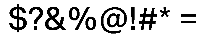 Snaga Uni Display Medium Font OTHER CHARS