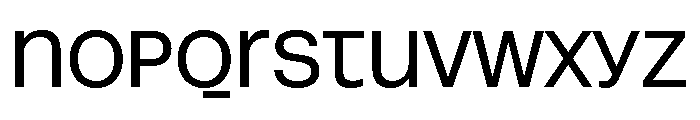 Snaga Uni Display Medium Font LOWERCASE