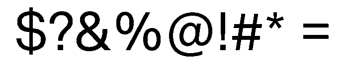 Snaga Uni Display Regular Font OTHER CHARS