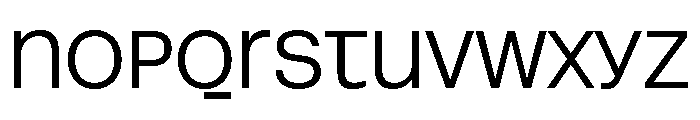 Snaga Uni Display Regular Font LOWERCASE