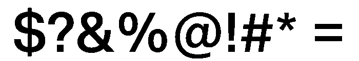 Snaga Uni Display Semibold Font OTHER CHARS