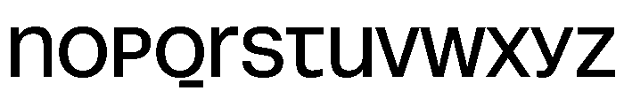 Snaga Uni Display Semibold Font LOWERCASE