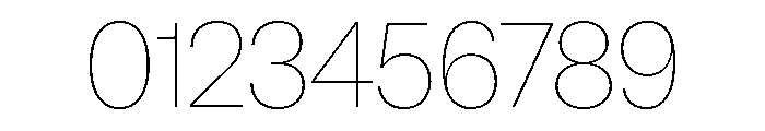 Snaga Uni Display Thin Font OTHER CHARS
