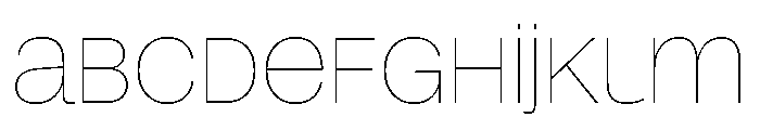 Snaga Uni Display Thin FONT