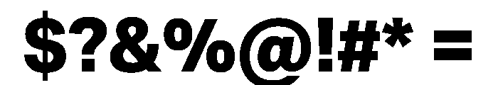 Snaga Unicase Display Extra Bold Font OTHER CHARS