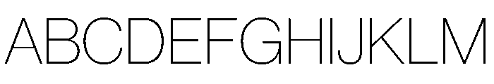 Snaga Unicase Display Extra Light Font UPPERCASE