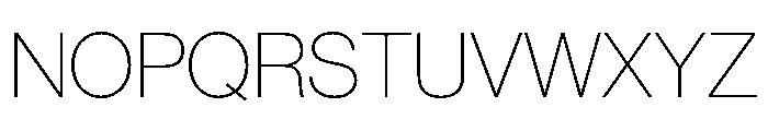 Snaga Unicase Display Extra Light Font UPPERCASE