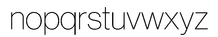 Snaga Unicase Display Extra Light Font LOWERCASE