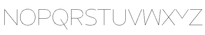 Snaga Unicase Display Light Font UPPERCASE