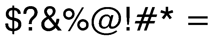 Snaga Unicase Display Regular Font OTHER CHARS