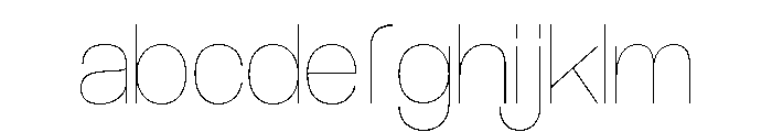 Snaga Unicase Display Thin FONT