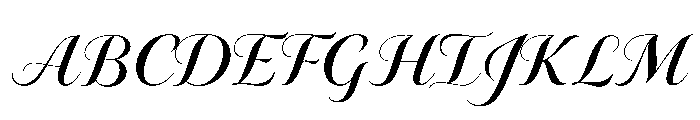 Snell Roundhand Bold Font UPPERCASE