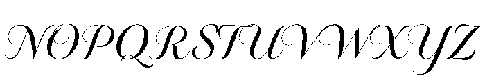 Snell Roundhand Light Font UPPERCASE