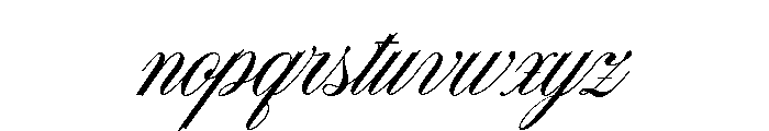 Snell Roundhand Medium Font LOWERCASE