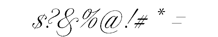 Snell Roundhand Regular Font OTHER CHARS