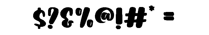 SNACKY MEOW Font OTHER CHARS