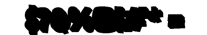 Snack Block Extrude Regular Font OTHER CHARS