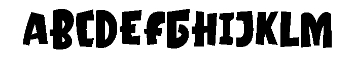 Snack Block Regular Font UPPERCASE