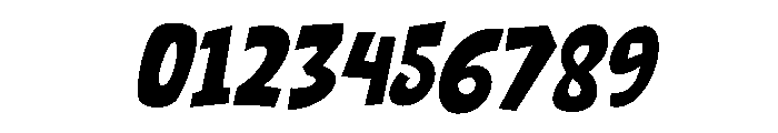 Snack Block Slant Regular Font OTHER CHARS