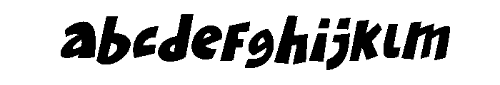 Snack Block Slant Regular FONT