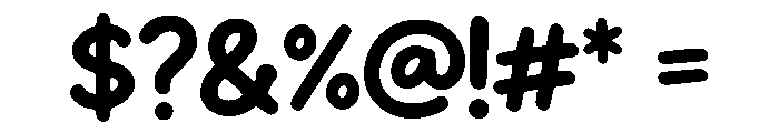 Snack Friend Regular Font OTHER CHARS