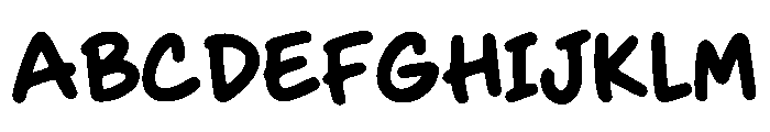 Snack Friend Regular Font UPPERCASE
