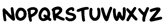 Snack Friend Regular Font UPPERCASE