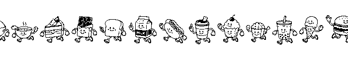 Snack Friend Swash Font UPPERCASE