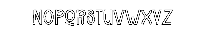 Snack Popcorn Font UPPERCASE