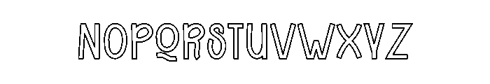 Snack Popcorn Font LOWERCASE