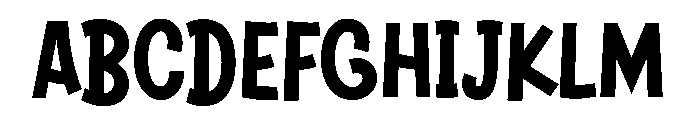 Snack Sugar Regular Font UPPERCASE
