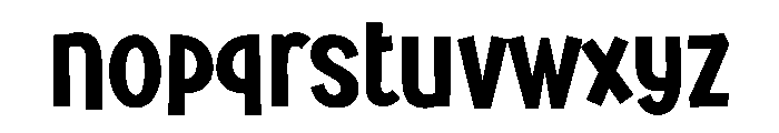 Snack Sugar Regular Font LOWERCASE