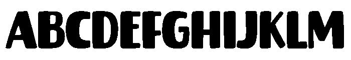 Snackaroo Font UPPERCASE