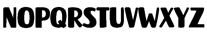 Snackaroo Font UPPERCASE