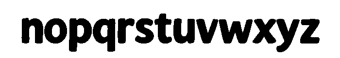 Snackaroo Font LOWERCASE