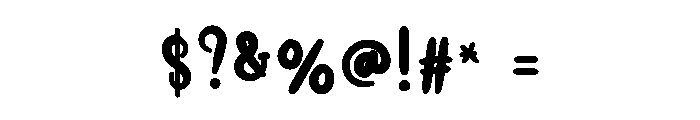 Snacking Font OTHER CHARS