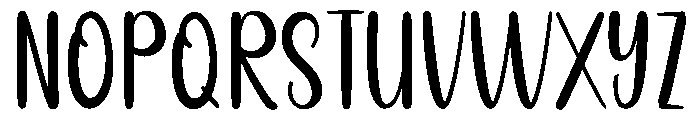 Snacking Font UPPERCASE